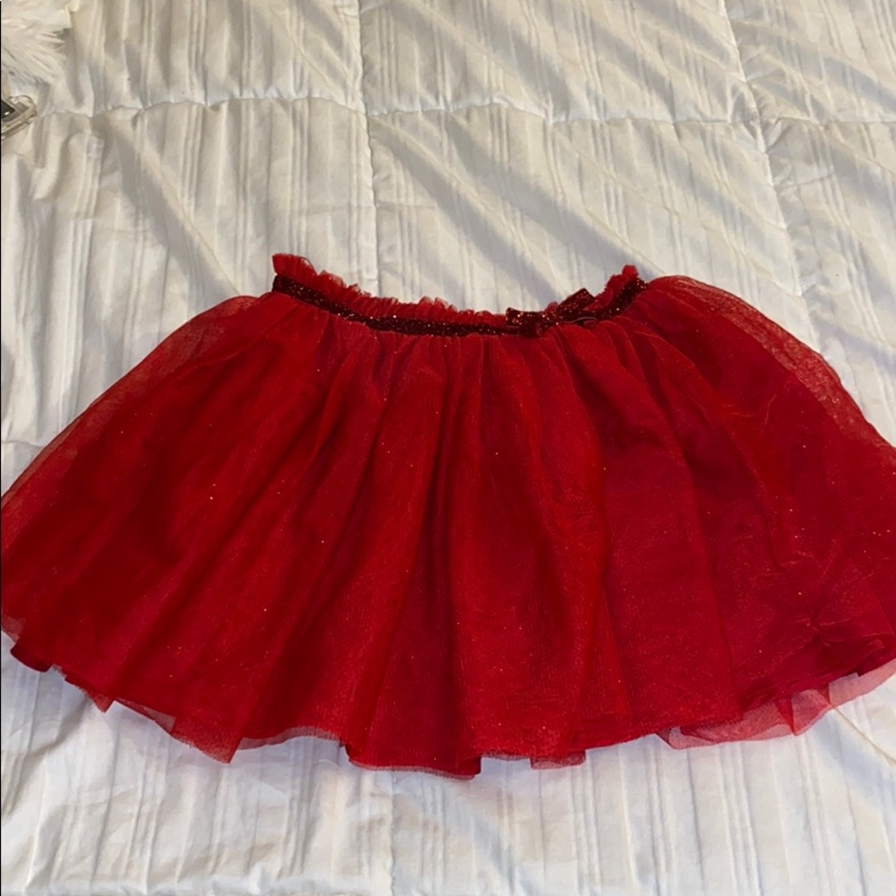 Red skirt